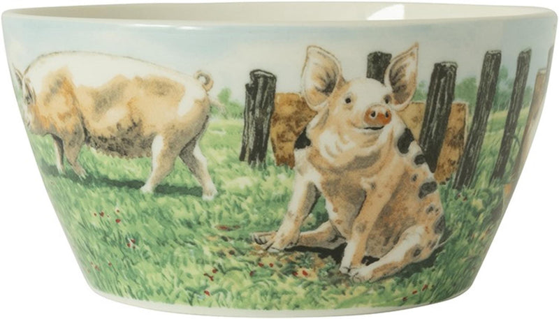 Load image into Gallery viewer, Wiebe van der zee wiebe's farm kom varken ø13cm 6st
