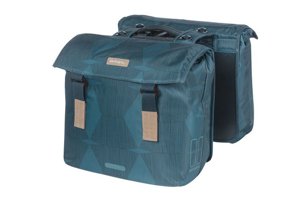 Basil elegance 40-49l blauw 18399 mik dubbeltas estate blu