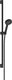 Hansgrohe activera s - doucheset - ecosmart waterbesparend - select-knop bediening - 95mm - 2 straalfuncties - met glijstang varia 90 cm - mat zwart