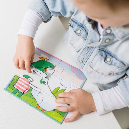 Bambolino kikker puzzel 4 in 1. 3+