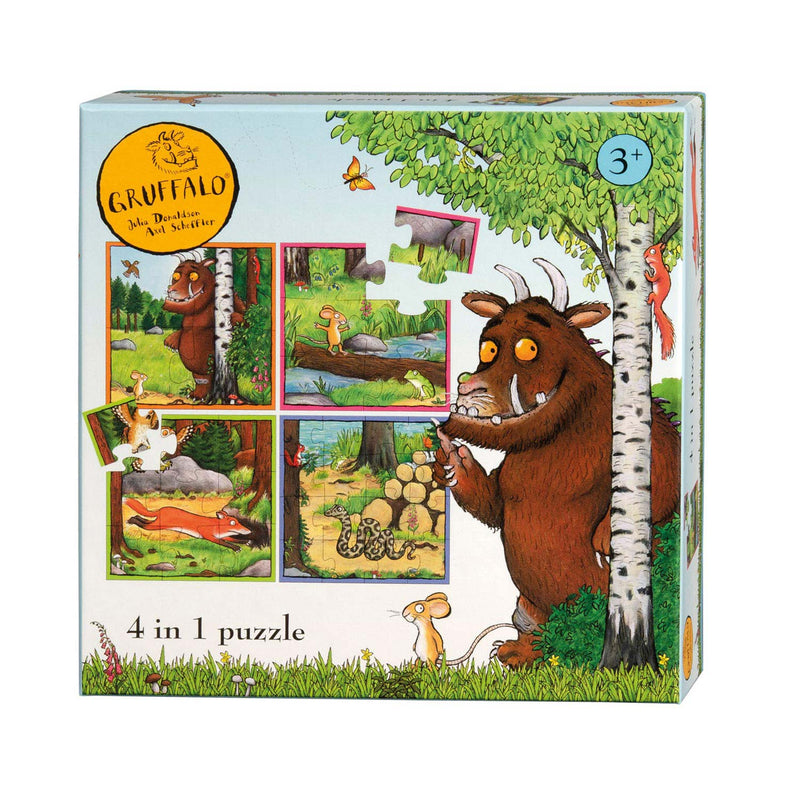 Load image into Gallery viewer, Bambolino Toys De Gruffalo Puzzel, 4in1
