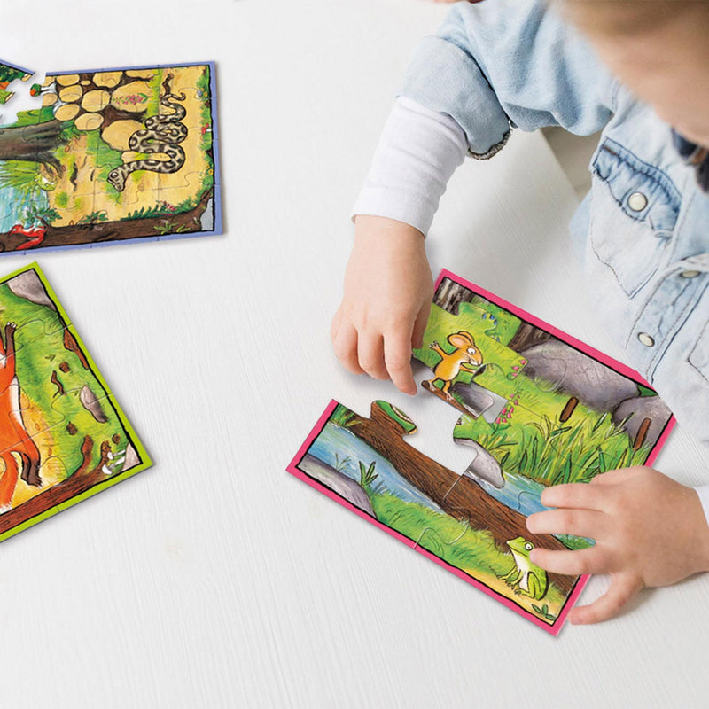 Load image into Gallery viewer, Bambolino Toys De Gruffalo Puzzel, 4in1
