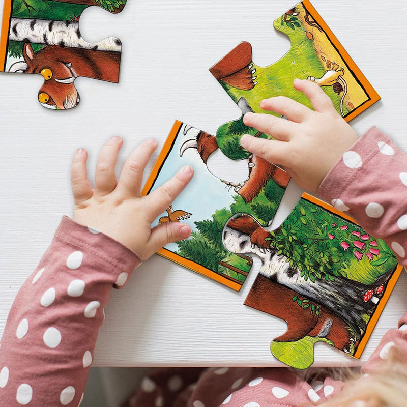 Load image into Gallery viewer, Bambolino Toys De Gruffalo Puzzel, 4in1
