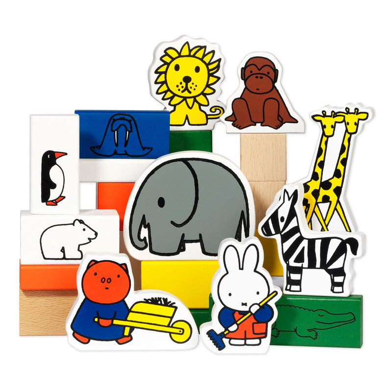 Load image into Gallery viewer, Bambolino Toys Blokken Dierentuin
