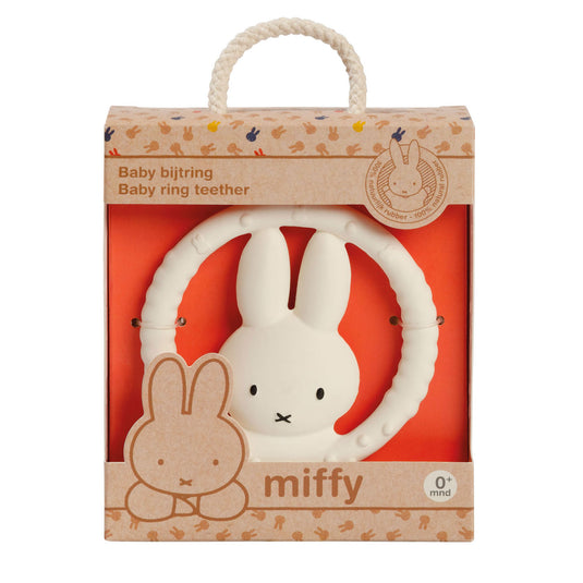 Bambolino nijntje bijtring natuurlijk rubber - kraamcadeau baby - toys