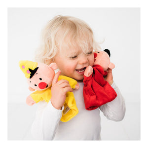 Bambolino bumbalu stoffen handpop knuffel - peuter kleuter - 1 jaar, 2 jaar, 3 jaar, 4 jaar - toys - studio 100