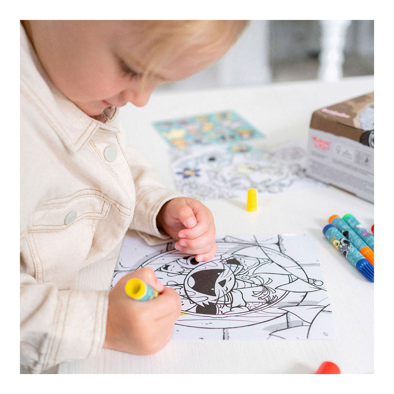 ギャラリービューアに画像をロードする, Bambolino woezel pip xl knutselkoffer met knutselbenodigheden, creatief speelgoed jongens en meisjes - junior vanaf 3 jaar - toys - knutselbox knutselpakket cadeau tip
