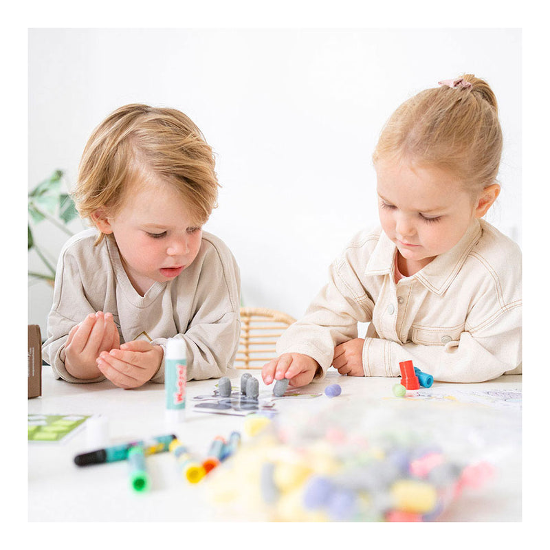 ギャラリービューアに画像をロードする, Bambolino woezel pip xl knutselkoffer met knutselbenodigheden, creatief speelgoed jongens en meisjes - junior vanaf 3 jaar - toys - knutselbox knutselpakket cadeau tip

