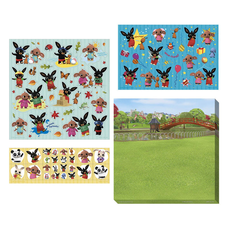 ギャラリービューアに画像をロードする, Bambolino bing stickers, 3 stickervellen met speelachtergrond, creatief speelgoed - vanaf 3 jaar - toys
