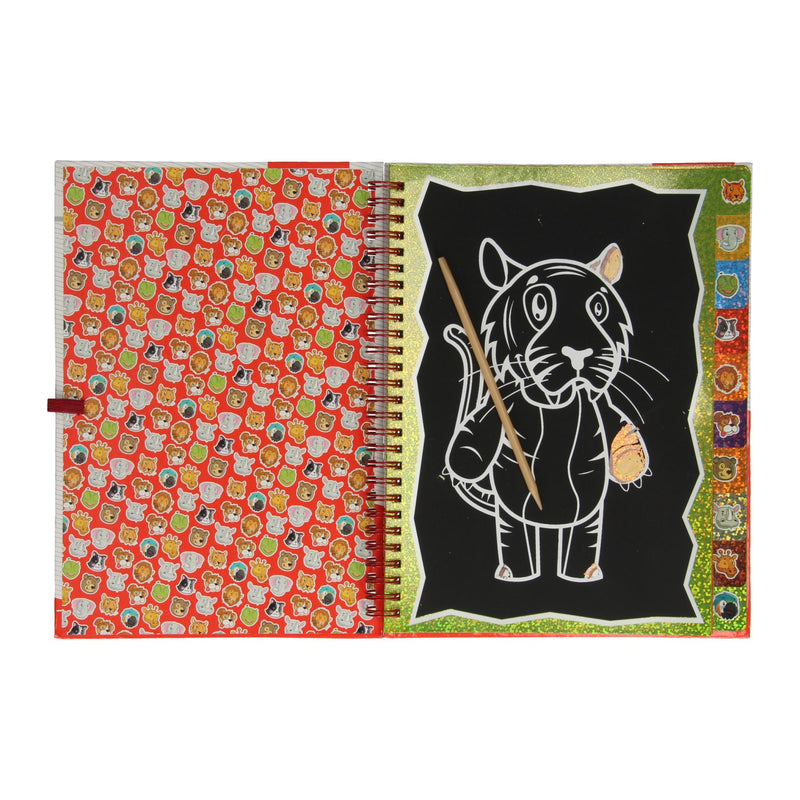 Load image into Gallery viewer, Lobbes kras- en doeboek dieren
