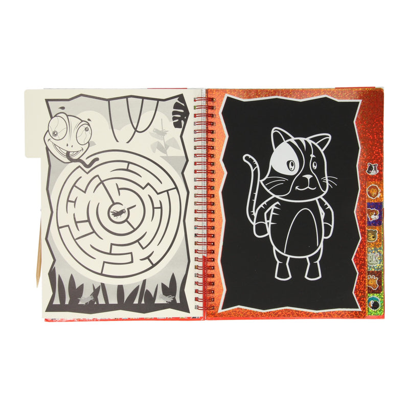 Load image into Gallery viewer, Lobbes kras- en doeboek dieren
