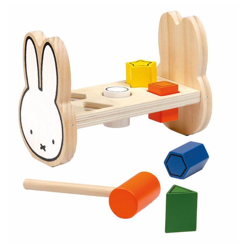 Load image into Gallery viewer, Bambolino toys nijntje hamerbankje hout
