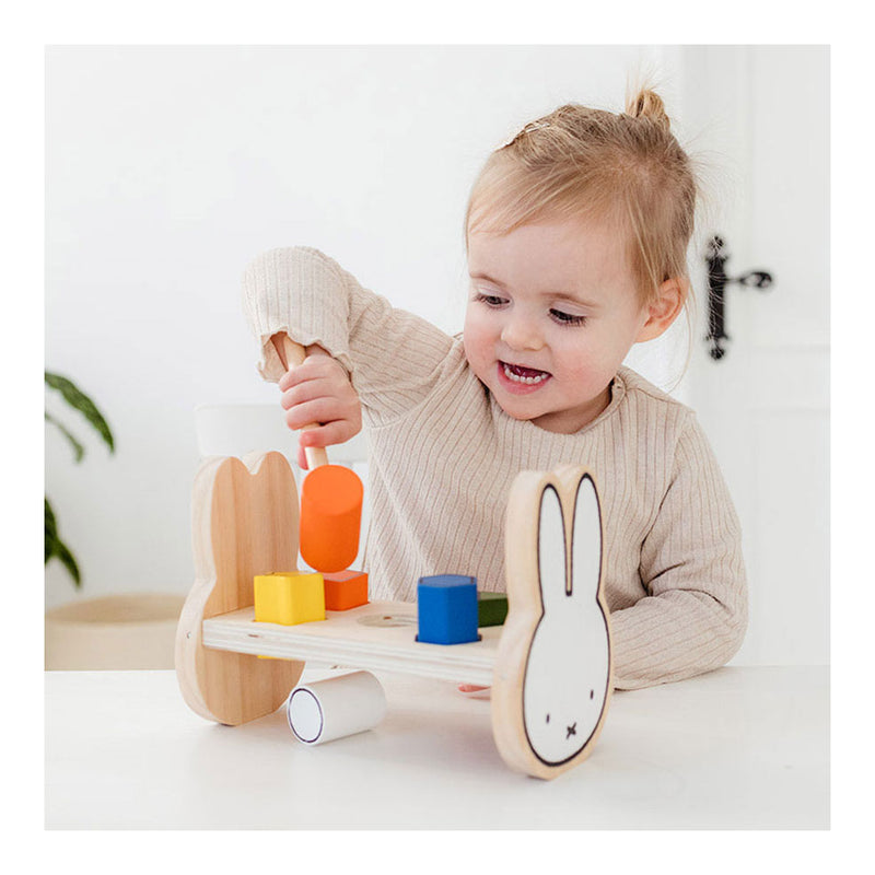 Load image into Gallery viewer, Bambolino toys nijntje hamerbankje hout
