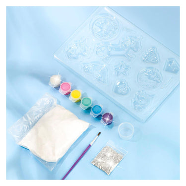 Totum unicorn gips gieten schilderen model paint 10 gipsfiguren maken incl. 5 kleuren verf en penseel - knutselset cadeau tip speelgoed meisjes en jongens vanaf 5 jaar