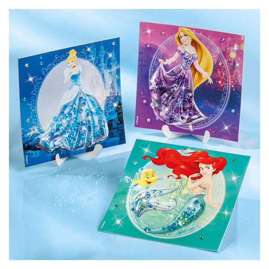 Totum disney princess - glitter shaker kaarten maken
