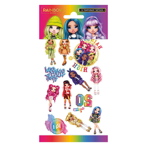 Totum tattoos rainbow high