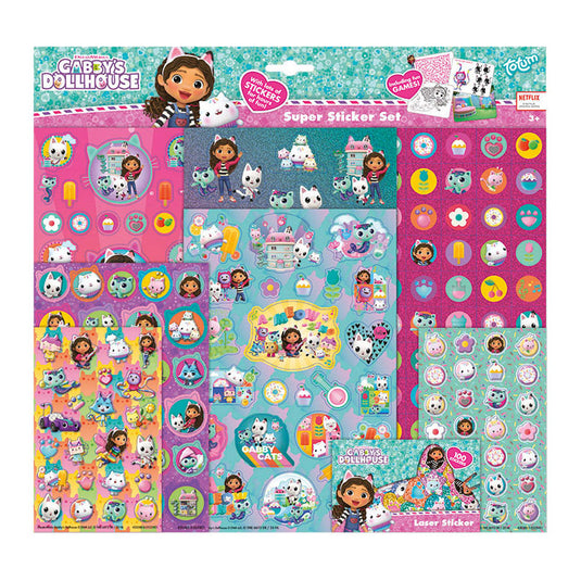 Totum gabby's poppenhuis - super stickerset