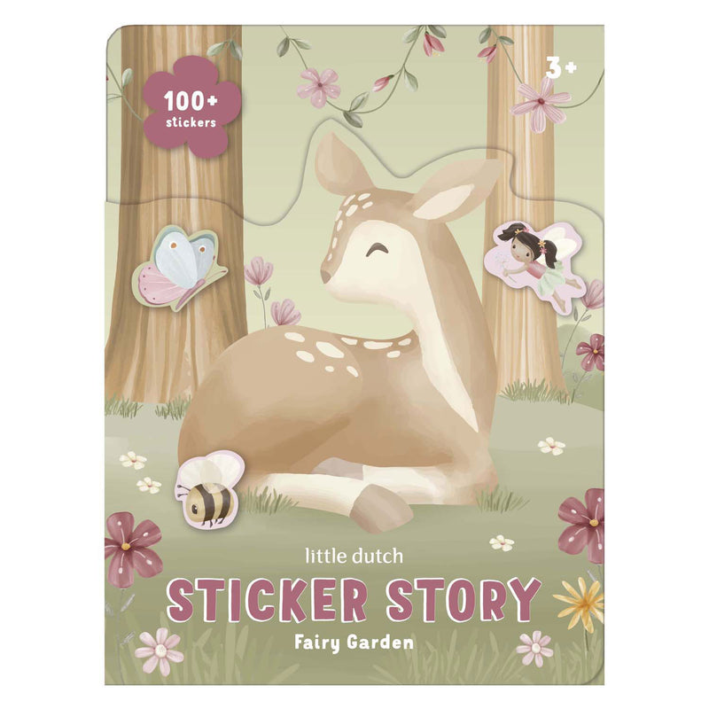 Load image into Gallery viewer, Bambolino toys little dutch stickerset fairy garden
