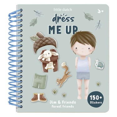 Little dutch dress up stickerboek jim forest friends