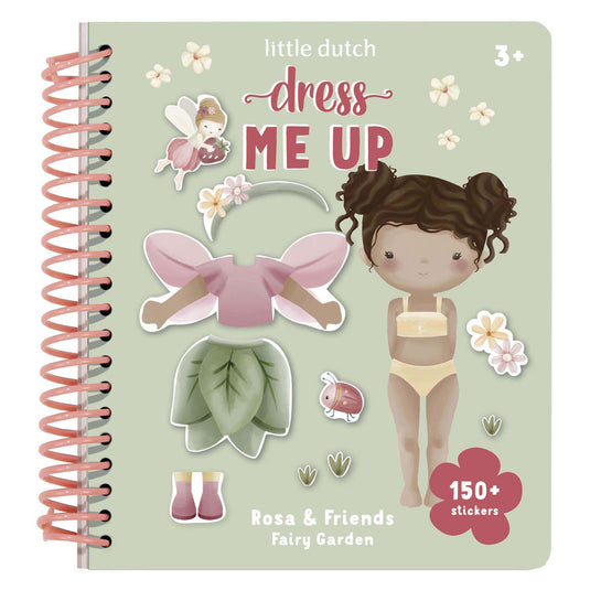 Little dutch dress up stickerboek rosa fairy garden