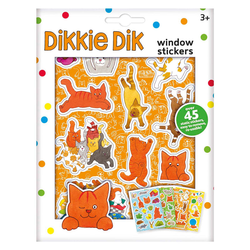 Load image into Gallery viewer, Bambolino toys dikkie dik raamstickers, 45dlg.
