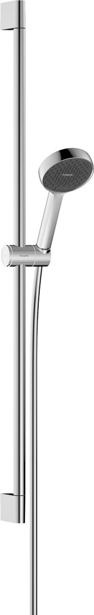Hansgrohe activera s - doucheset - ecosmart waterbesparend - select-knop bediening - 95mm - 2 straalfuncties - met glijstang varia 90 cm - chroom