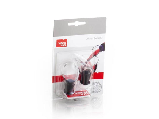 Vacu vin vacuvin wijnschenkers crystal - set van 2