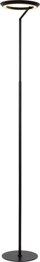 Lucide celeste - vloerlamp - ø 28 cm - led dimbaar - 1x21w 2700k - zwart