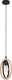 Eglo basildon hanglamp - e27 - 19 cm - zwart bruin
