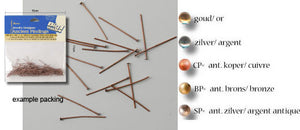 Darice vaessen creative • nietstift 5cm silver