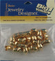 Darice • bell kap with loop 10mm 30pcs gold