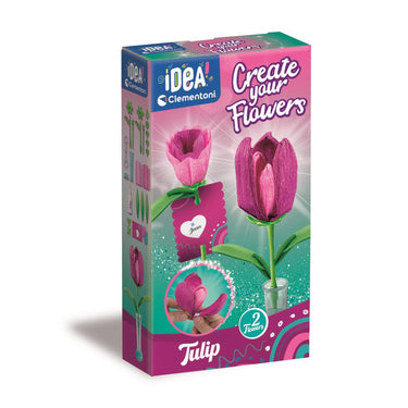 Clementoni idea - geurende bloemen maken - tulp - vanaf 8 jaar - 2 stuks