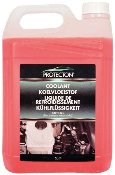 Koelvloeistof Protecton G12 G12+ Kant Klaar tot -26 graden - 5 liter