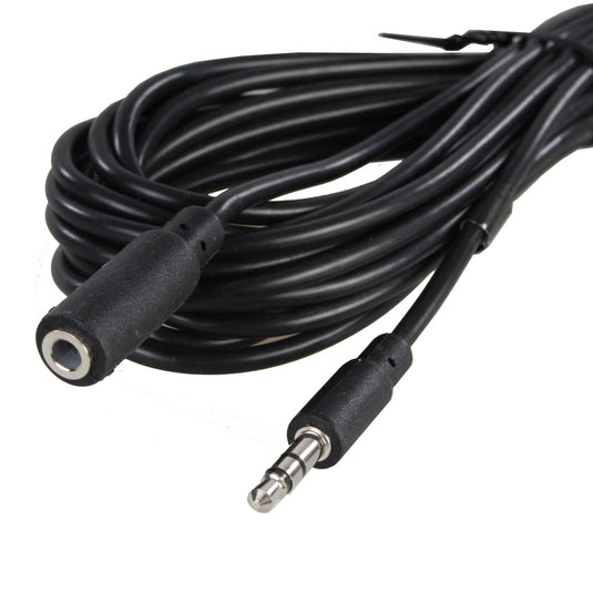 Benel stereo audio verlengkabel 3,5 mm male - 3,5 mm female 5m