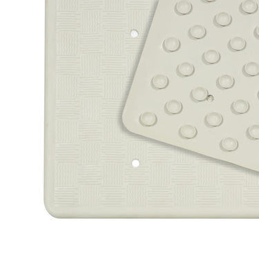 Dutch house badmat rubber 35x75cm wit