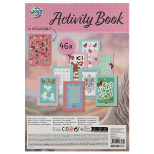 Moxy horses activiteitenboek met stickers a4 24 pagina's 29,7x21cm