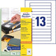 Videotape-etiketten avery zweckform 20 x 147.3 mm wit