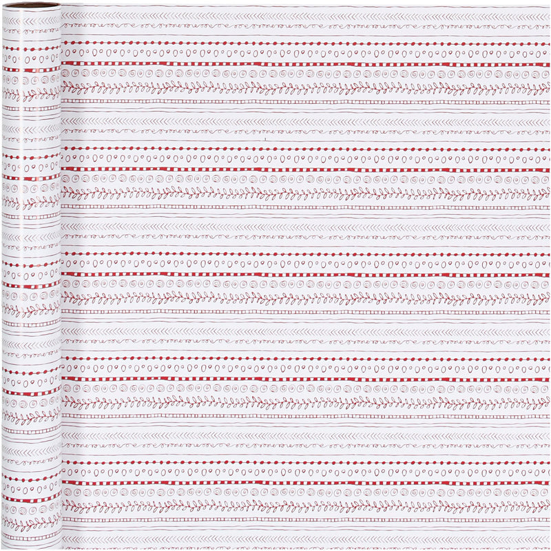 Afbeelding laden in galerijviewer, Https: www.cchobby.nl inpakpapier-doodles-b-70-cm-80-gr-rood-wit-4-m-1-rol
