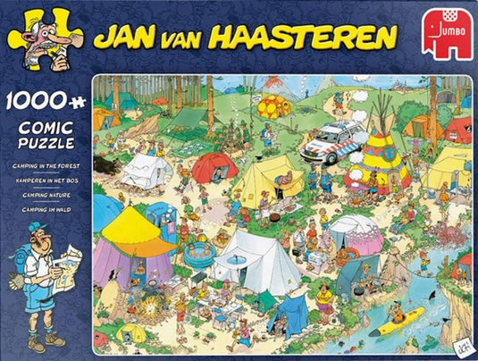 Jumbo puzzel jvh: kamperen in het bos