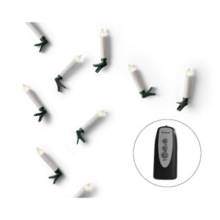 Load image into Gallery viewer, Led candle lights steady bo warm wit h.10cm d1.5cm | 2 stuks
