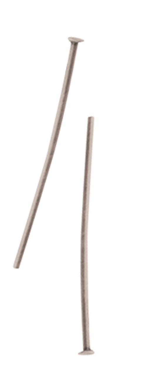 Darice • nietstift 25mm antiek zilver 32st.