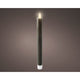Led waving dinerkaars wax steady binnen grijs h.24.5cm d.2.1cm