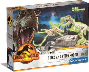 Van der meulen clementonie jurassic world t rex en pteranodon