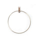 Vaessen creative • oorhanger 35mm 6pcs zilver