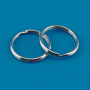Vaessen creative • steel split ring 25mm 10pcs silver