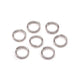 Vaessen creative • ringen dubbel 6mm 50pcs silver