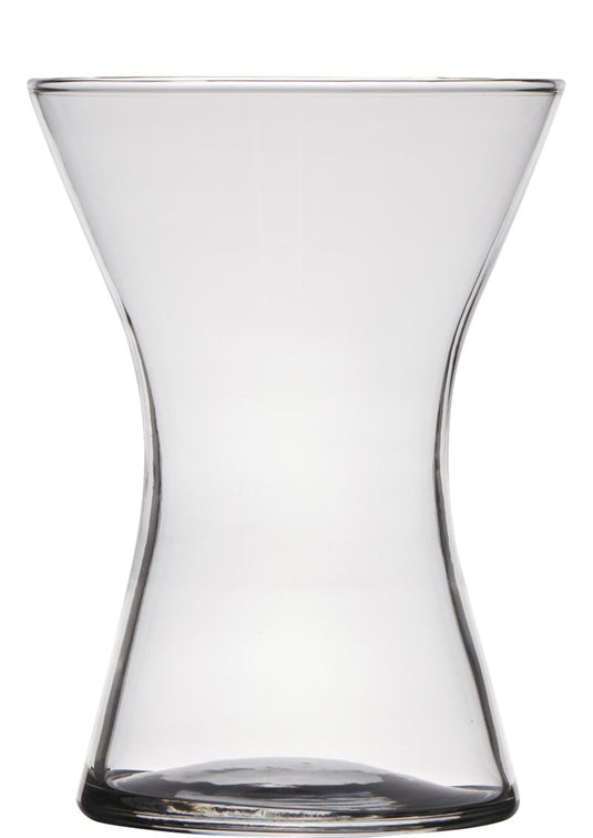 B-living vaas glas essentials x-shape ø14xh20cm