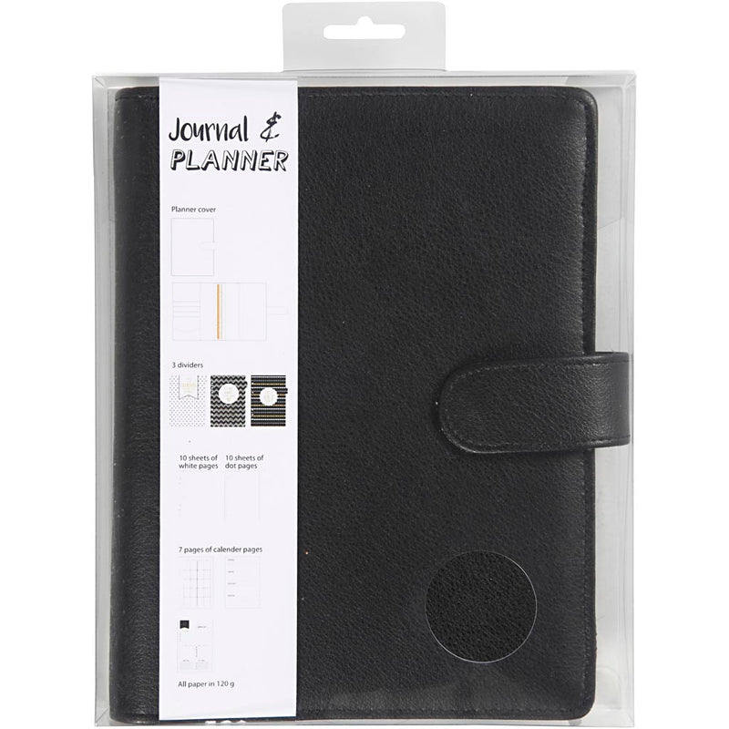 Afbeelding laden in galerijviewer, Https: www.cchobby.nl planner-bulletjournal-afm-19x23-5x4-cm-ringband-zwart-1-stuk
