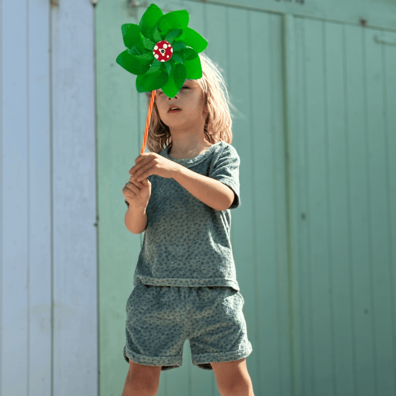 Load image into Gallery viewer, Leopard | groen jongens set strand - terry
