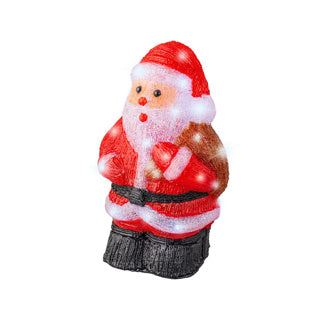Load image into Gallery viewer, Led kerstman acryl steady buitenl.16.5cm x w.22cm x h.36cm
